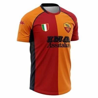 Tailandia Camiseta AS Roma 1ª Retro 2001 2002